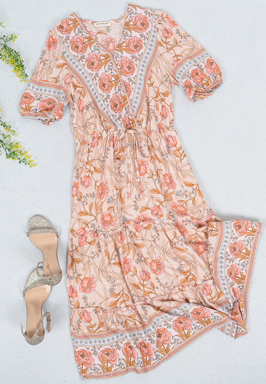 Floral Boho Sleeve Dress