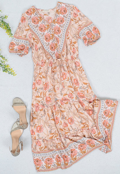 Floral Boho Sleeve Dress