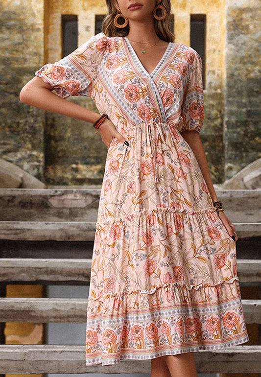 Floral Boho Sleeve Dress