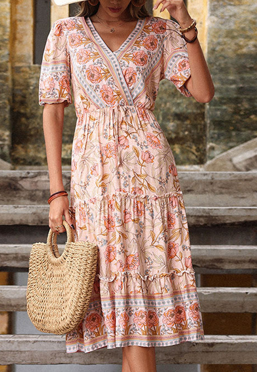 Floral Boho Sleeve Dress