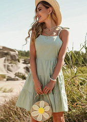 Cutout Tie Back Dress