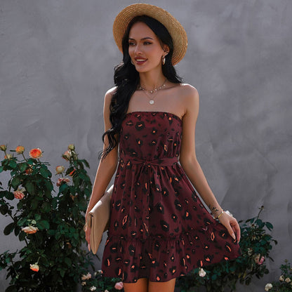 Bold Leopard Print Dress