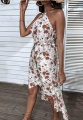 Vintage Floral Hem Dress