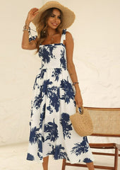 Print Tie Strap Dress