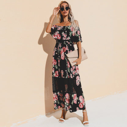 Mesh Lace Detail Dress