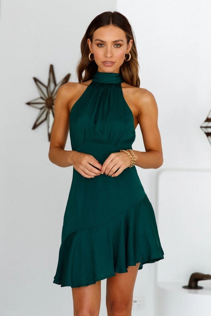 Gathered Silky Soft Dress