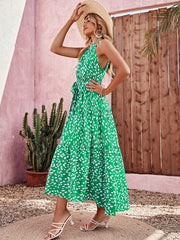 Halter Neck Animal Dress
