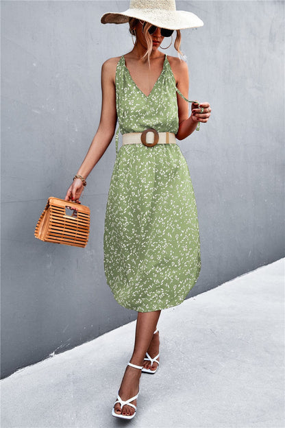 Tie Neck Spring Dress