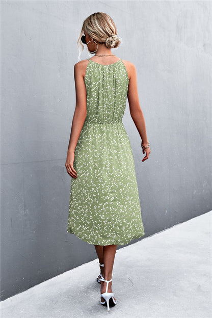 Tie Neck Spring Dress