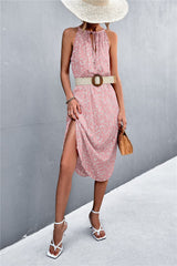 Tie Neck Spring Dress