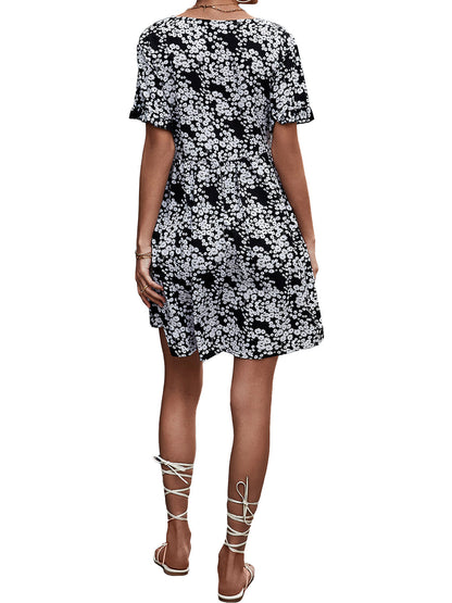 Floral Button Down Dress
