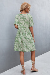 Floral Button Down Dress