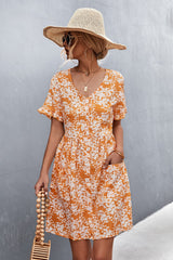 Floral Button Down Dress