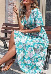 V Neck Detail Dress