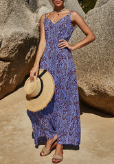 Print Double Strap Dress