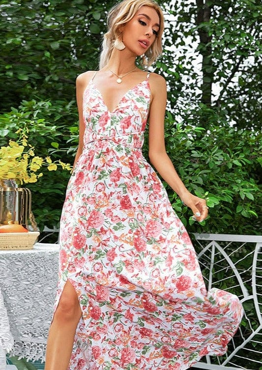 Floral Print Maxi Dress