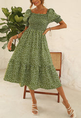 Ditsy Floral Ruffle Dress