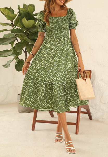 Ditsy Floral Ruffle Dress