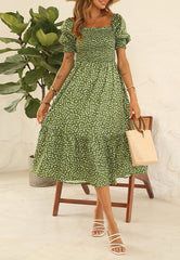 Ditsy Floral Ruffle Dress
