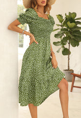 Ditsy Floral Ruffle Dress