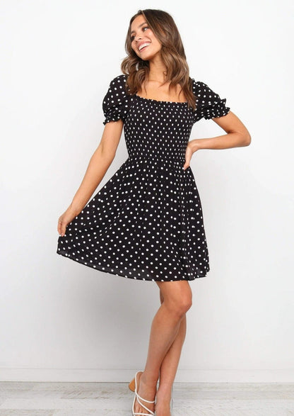 Dot Puff Summer Dress
