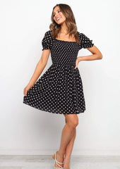 Dot Puff Summer Dress