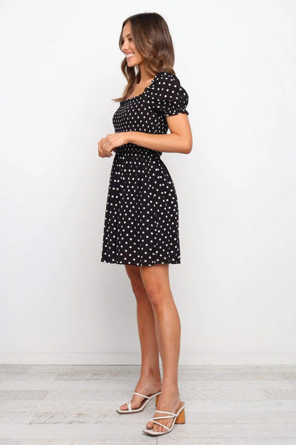 Dot Puff Summer Dress