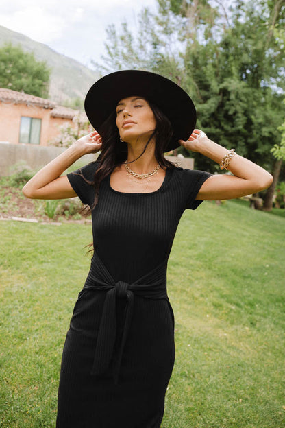 Waist Side Slit Dress