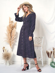 Sleeve Polka Dot Dress
