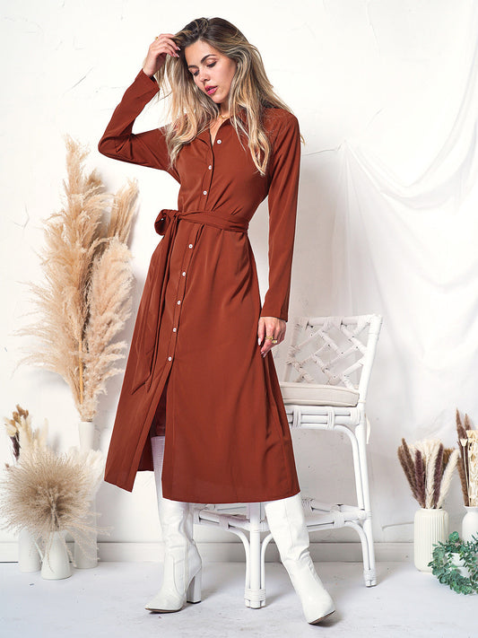 Bold Down Polo Dress