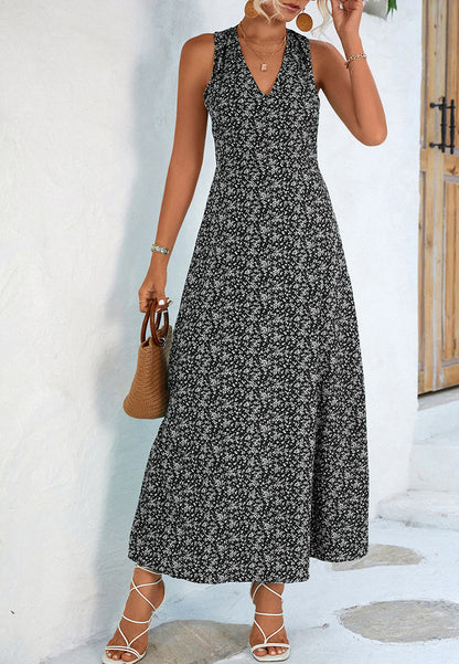 Ditsy Floral Back Dress