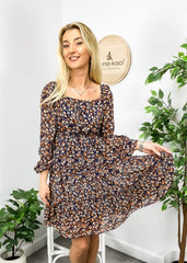 Long Sleeve Tiered Dress