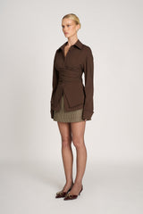 KLAUDIA - SIGNATURE WRAP TOP