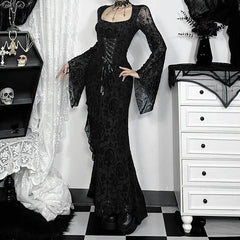 Cross Soft Long Sleeved Midi Dress