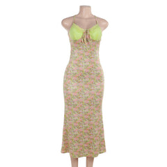 Lace Stitching Printing Back Strap