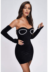 Slim Tight Bandeau Party Dress
