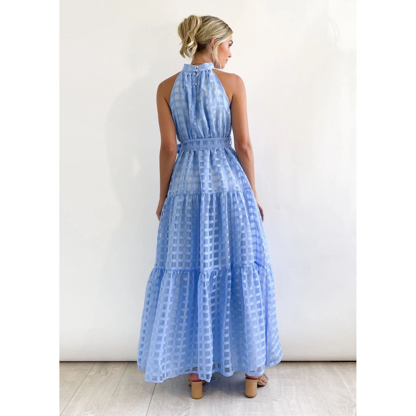 Casual sleeveless long dress