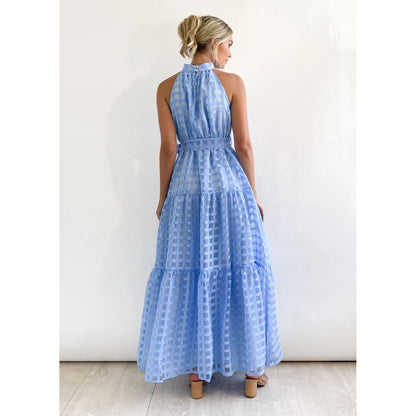 Casual sleeveless long dress