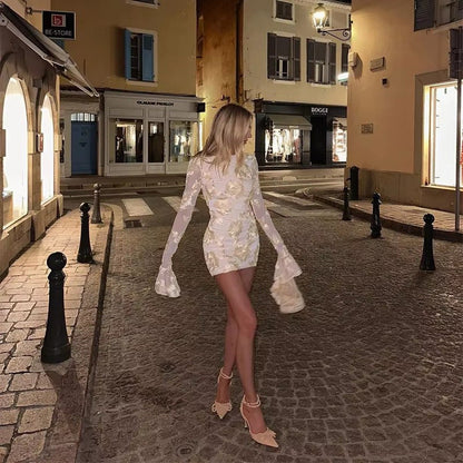 Floral Short Dress