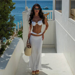 Three Piece Sets Split Swimsuit Dress