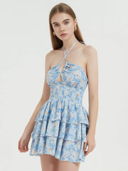 Strapless Waist Short Dress