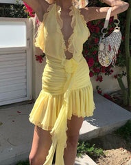Eulimene Elegant Ruffle Dress