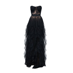Kim Mesh Corset Charming Tulle Formal Dress