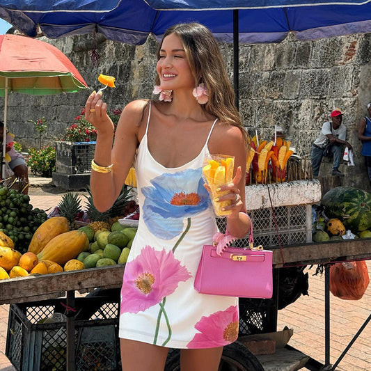 Floral Short Dress