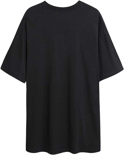 Round Neck T-Shirt With Short Sleeves And Letters