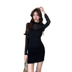 No Going Back Charming Mesh Mini Dress