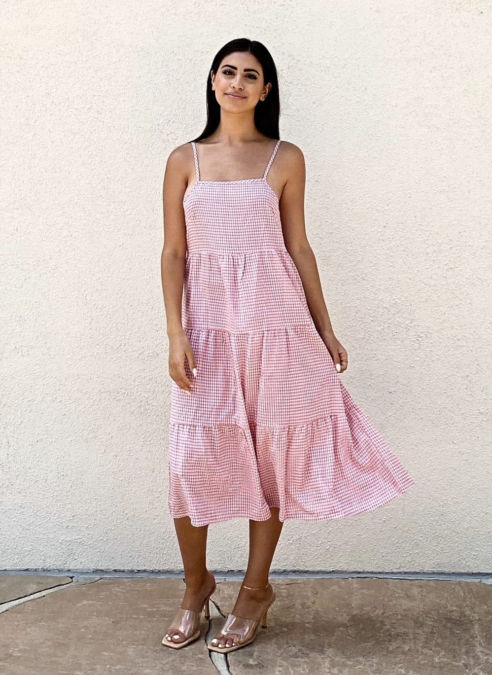 Polka Dot Halter Dress
