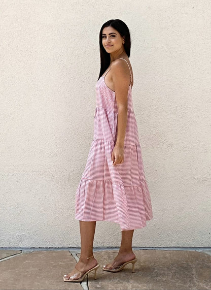 Polka Dot Halter Dress