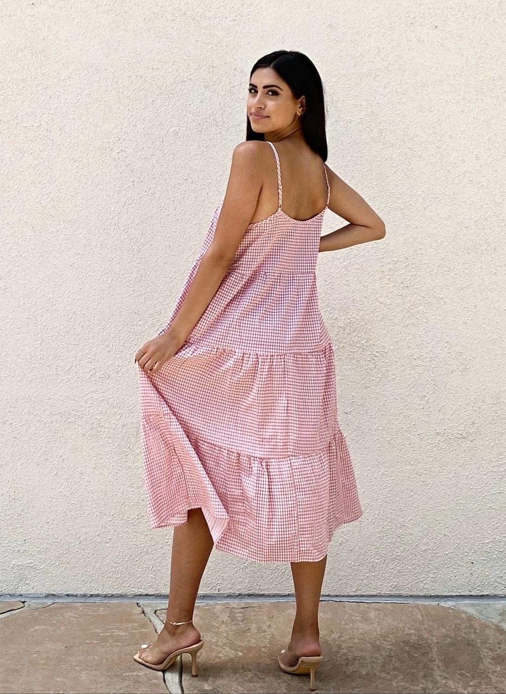 Polka Dot Halter Dress