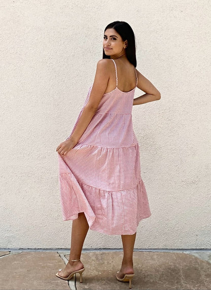 Polka Dot Halter Dress